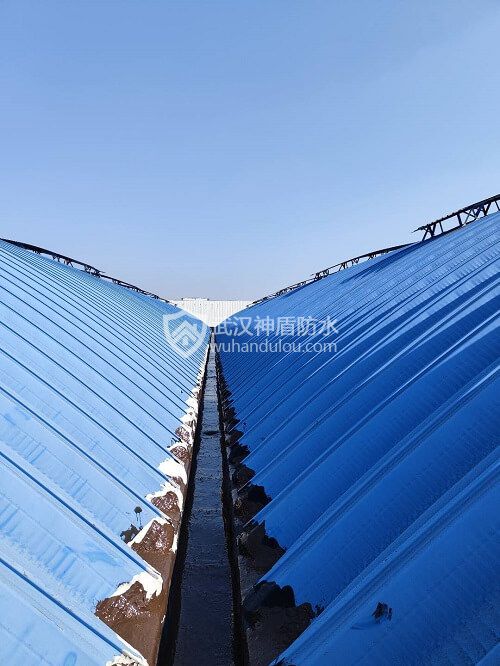 钢结构厂房水沟渗漏防水维修案例